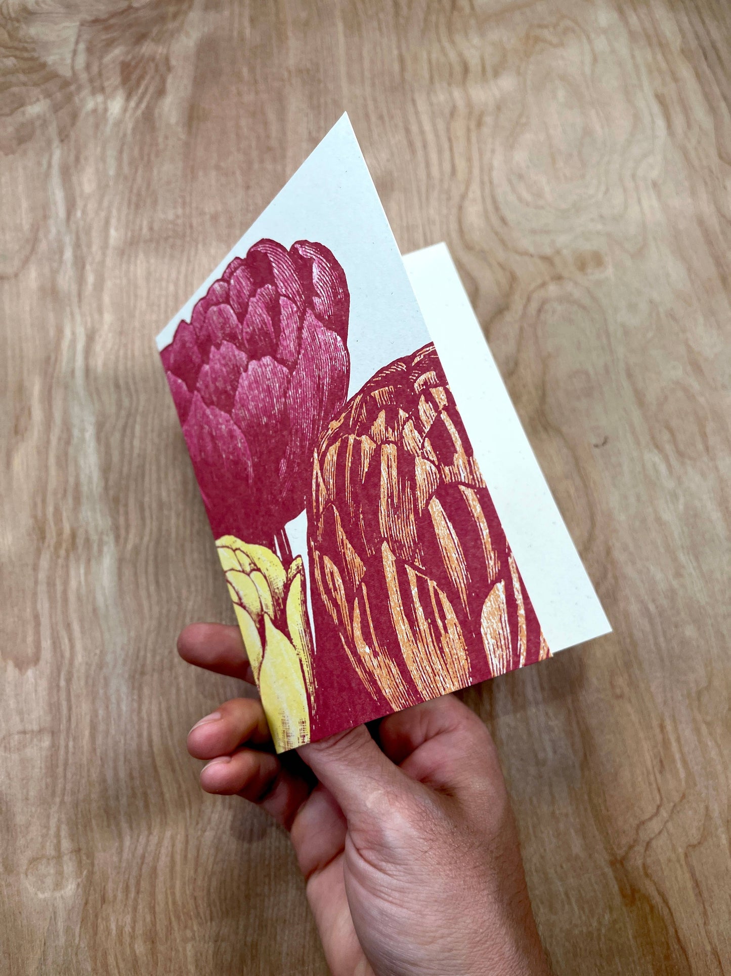 Triple Tulips Greeting Cards