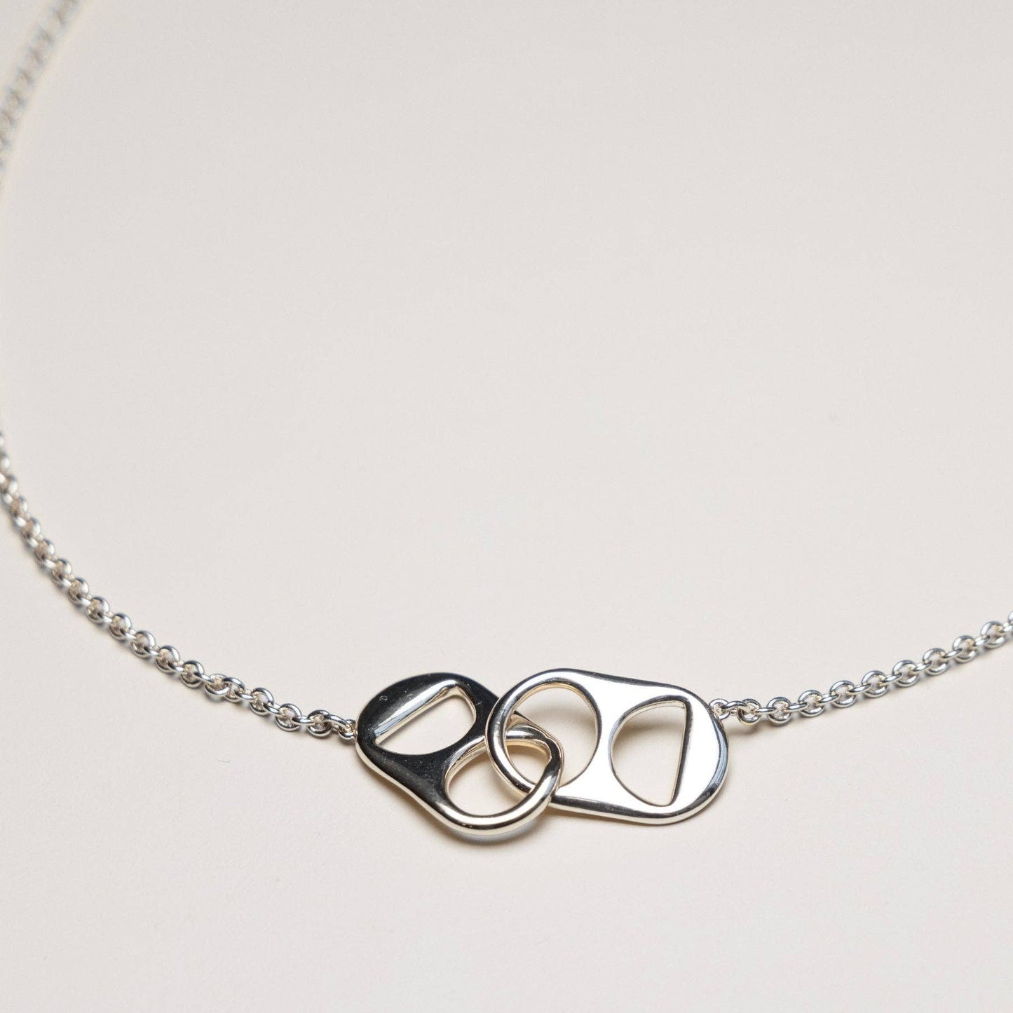 Soda Tab Necklace: Silver HP