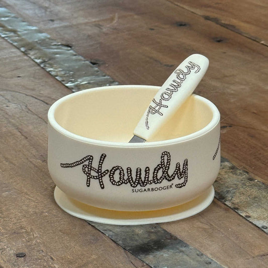 Fresh & Messy Silicone Suction Bowl & Spoon Set | Howdy-LU