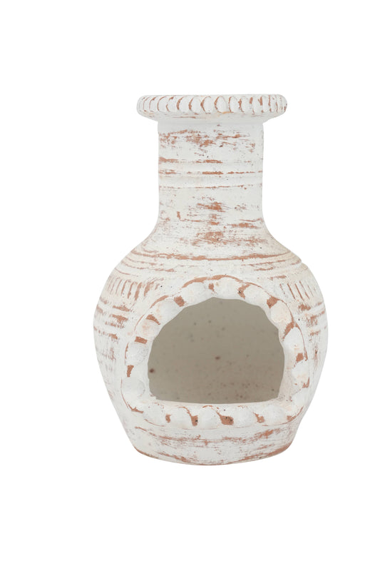 Mini-Clay Chimney White LU