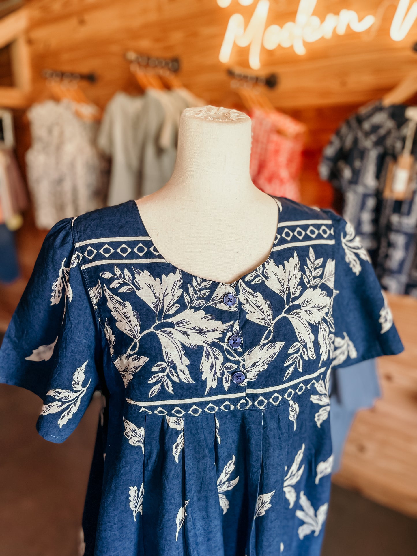 Navy Blue House Dress HP