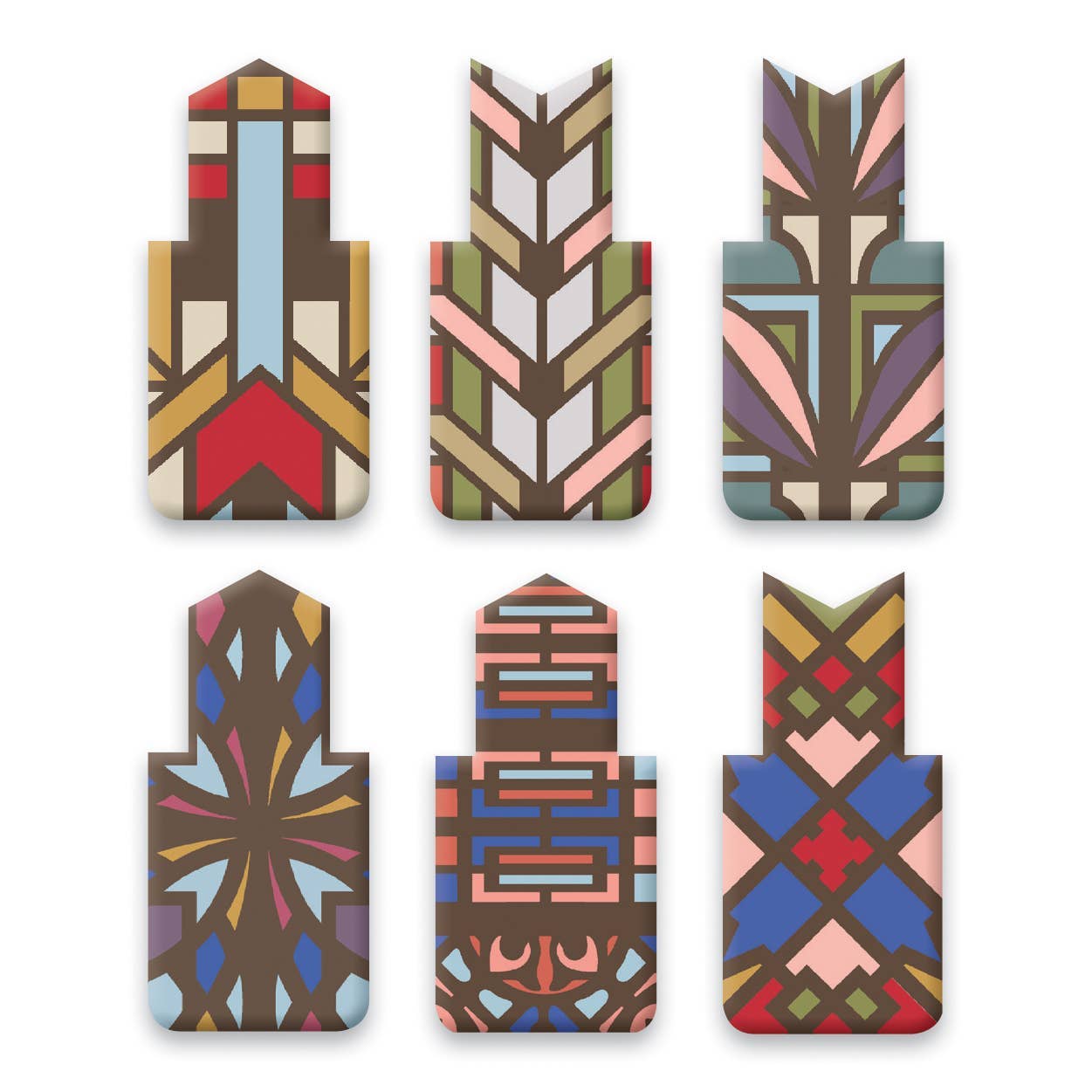 Frank Lloyd Wright Designs Magnetic Bookmarks-LU