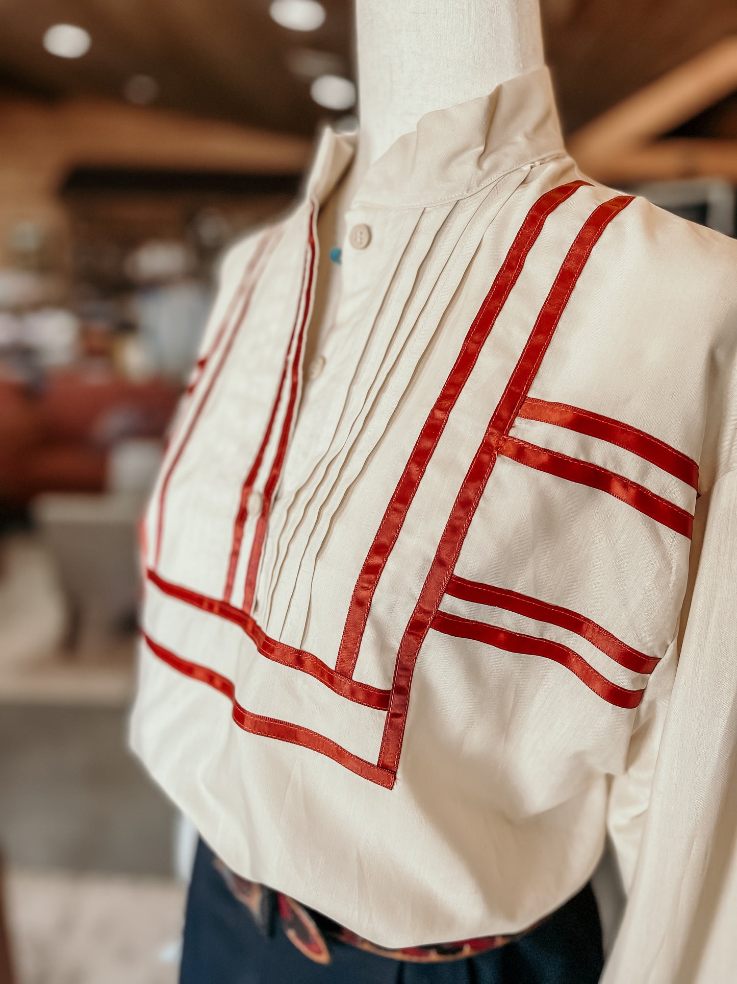 Native American Designs Ribbon Shirt HP