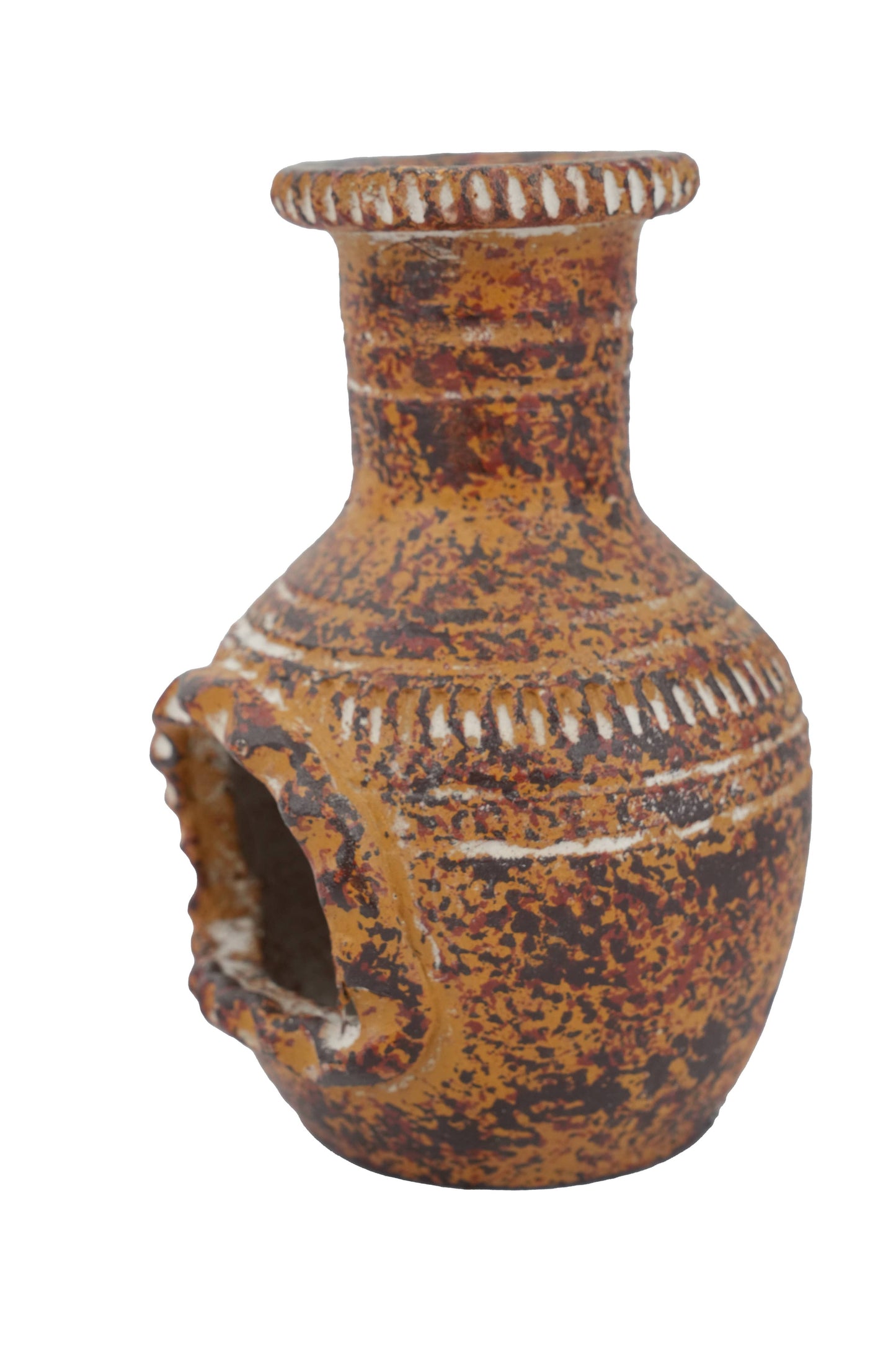 Mini-Clay Chimney Candle Holder-Patio-Garden-Mini-4 Colors: Rustico LU