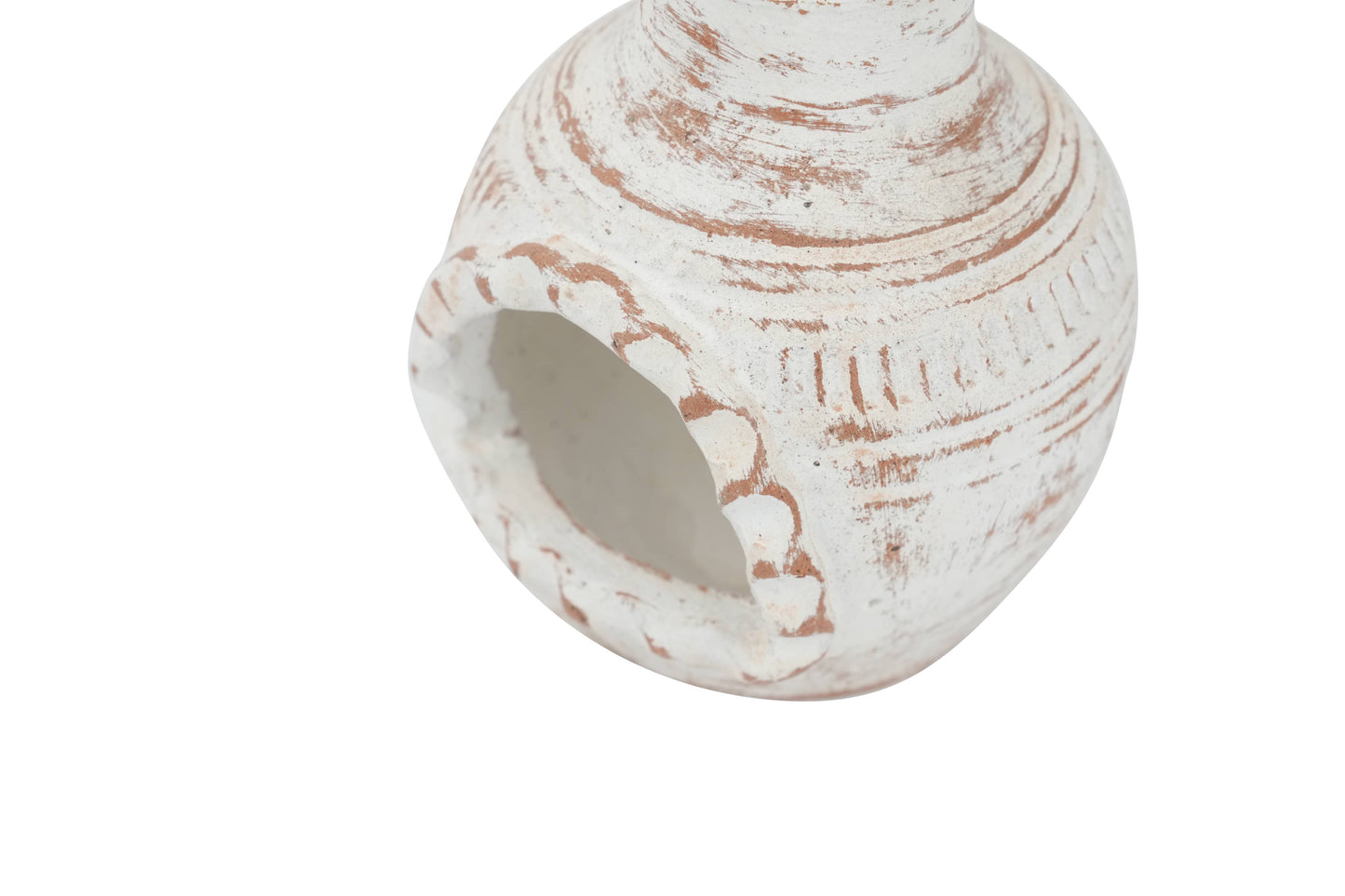 Mini-Clay Chimney White LU