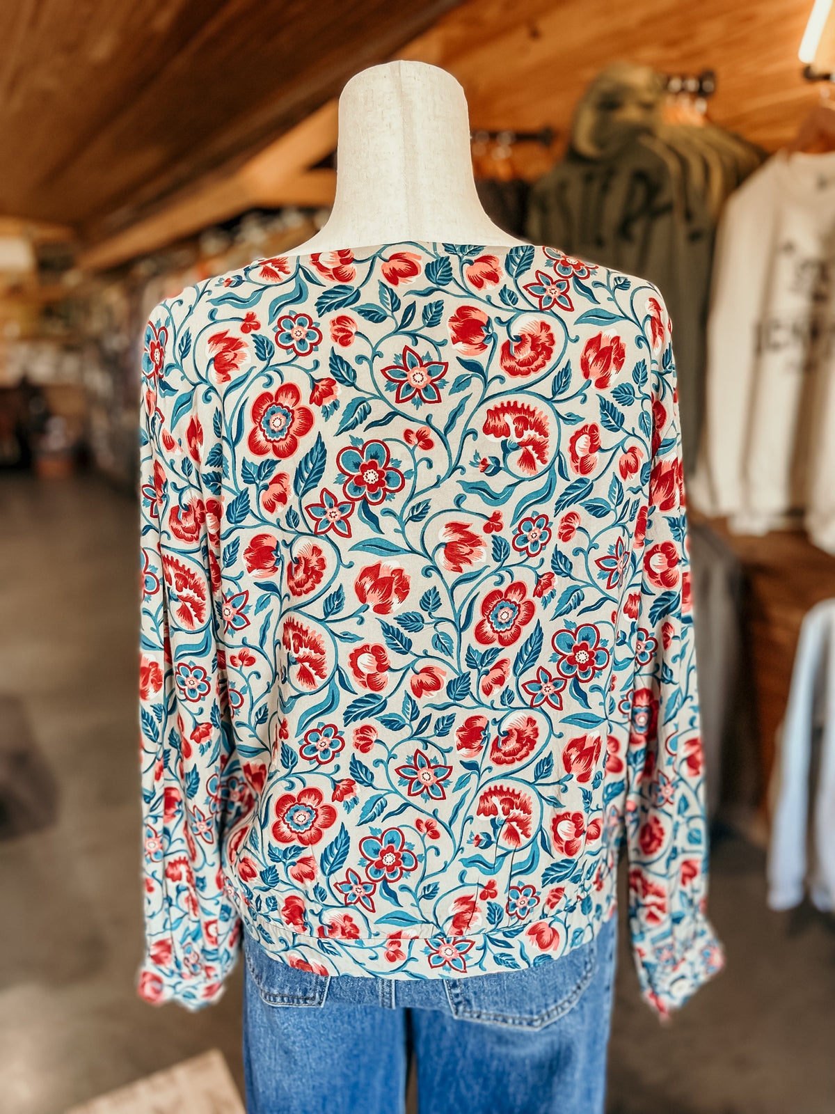 Vintage Floral Blouse HP