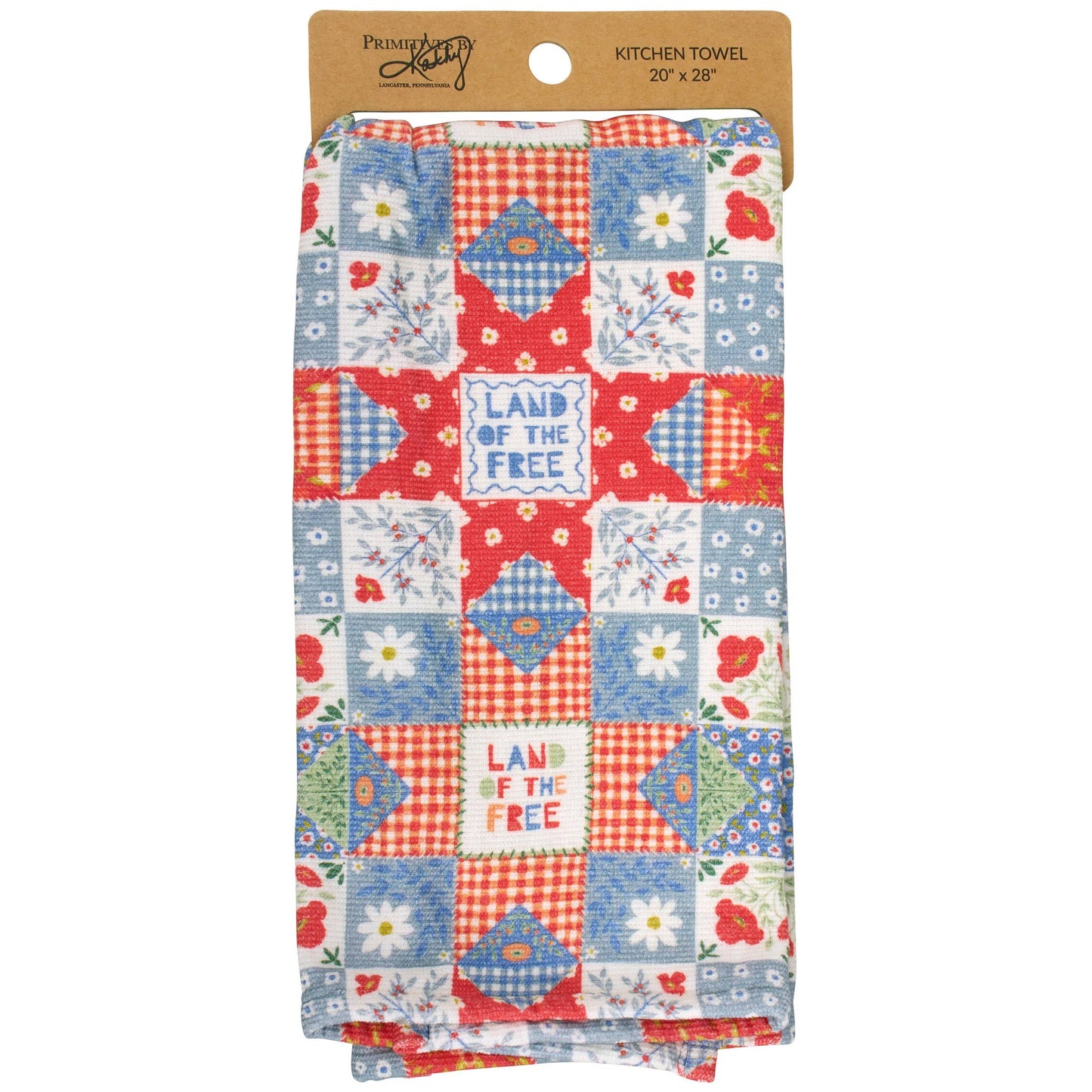 Land Of The Free Kitchen Towel