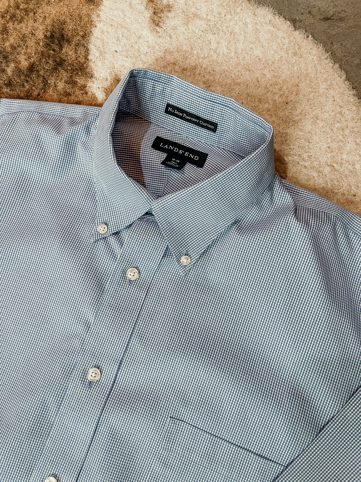 Lands End Pinpoint Oxford HP