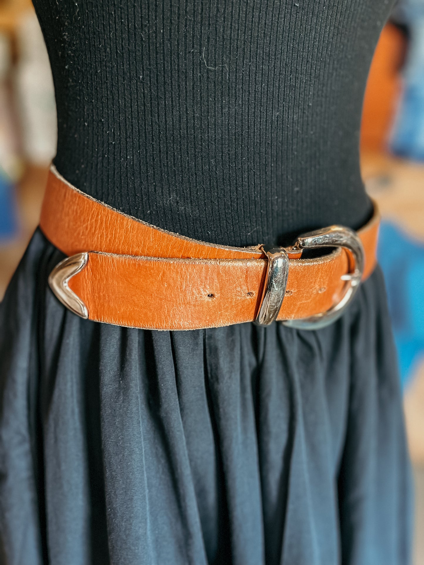 Vintage Leather Levi Belt