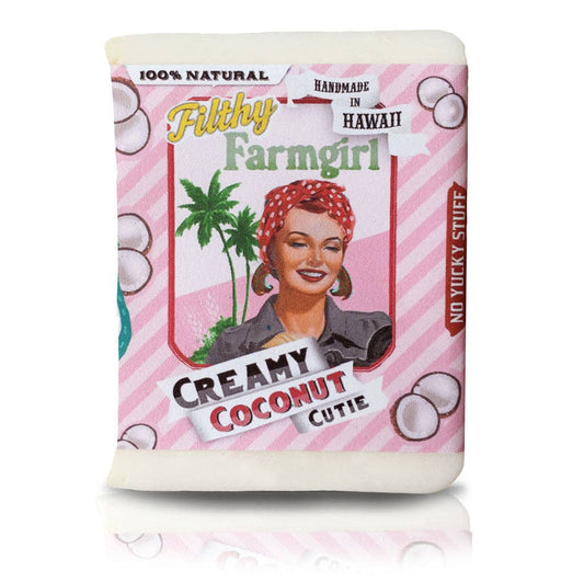 Creamy Coconut Cutie: Large Natural Soap-LU
