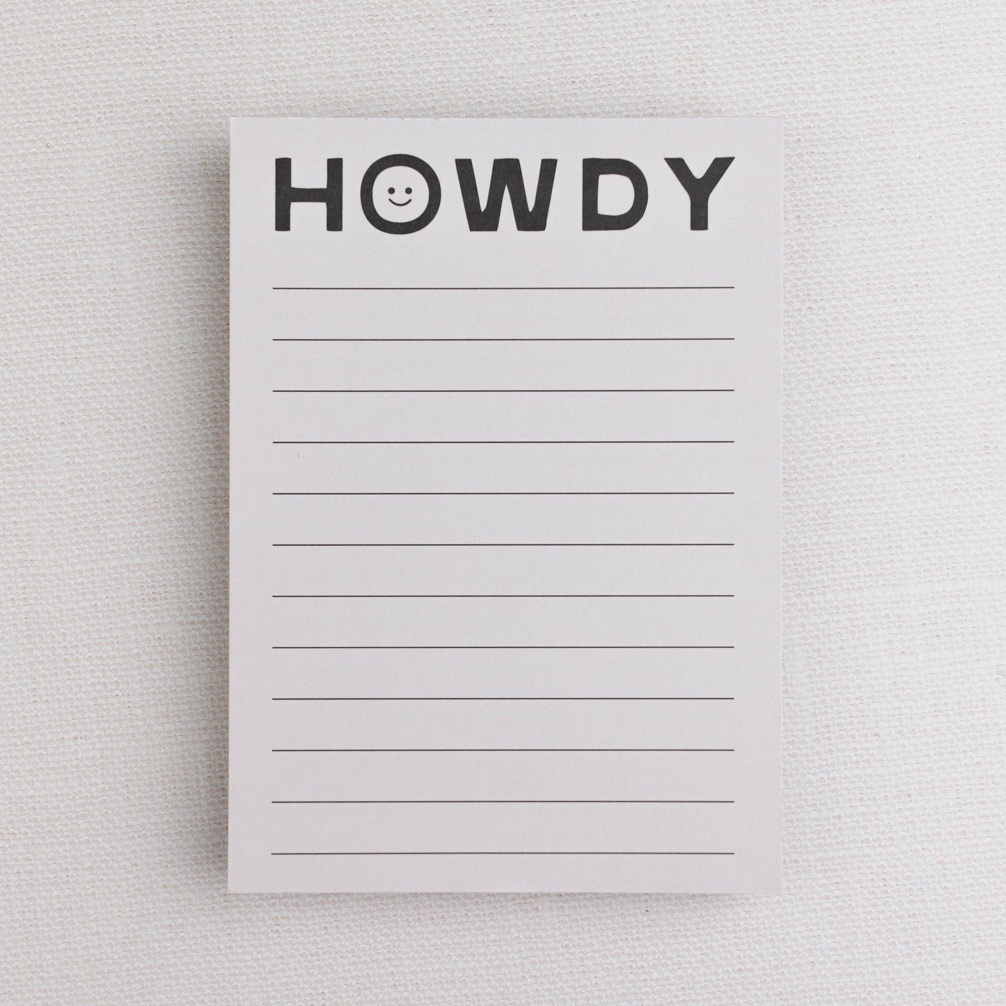Happy Little Howdy Notepad