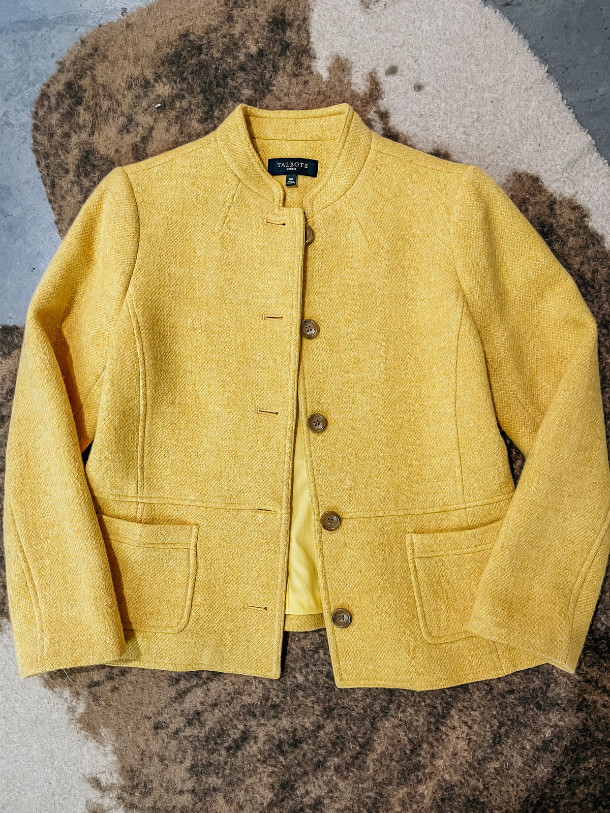 Yellow Wool Blazer HP