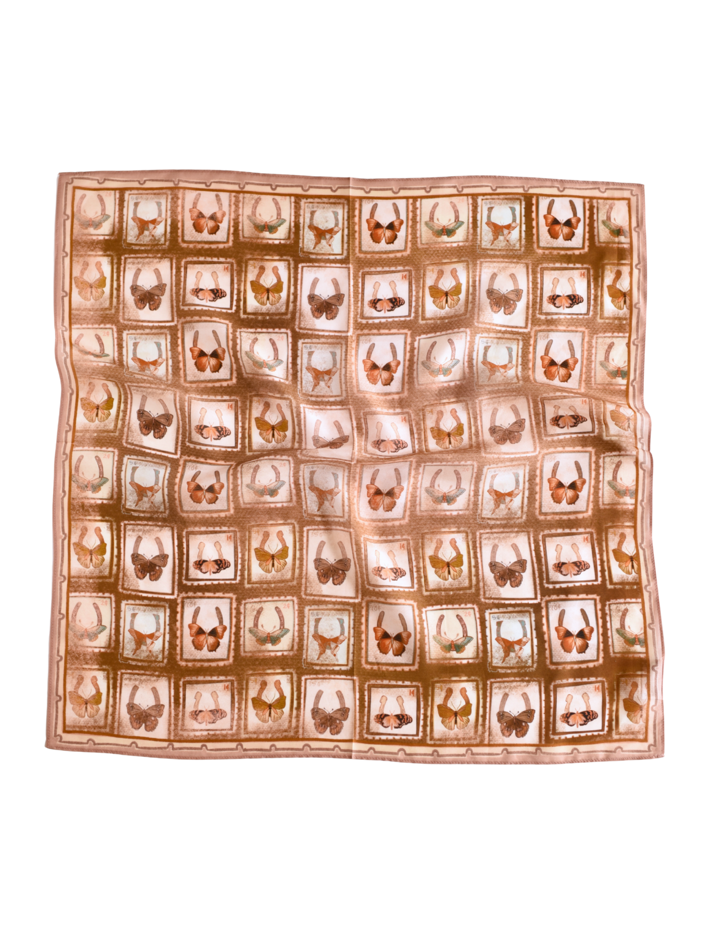 Postal Field Study Wild Rag Western Silk Scarf LU