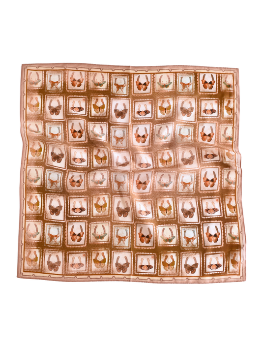 Postal Field Study Wild Rag Western Silk Scarf LU