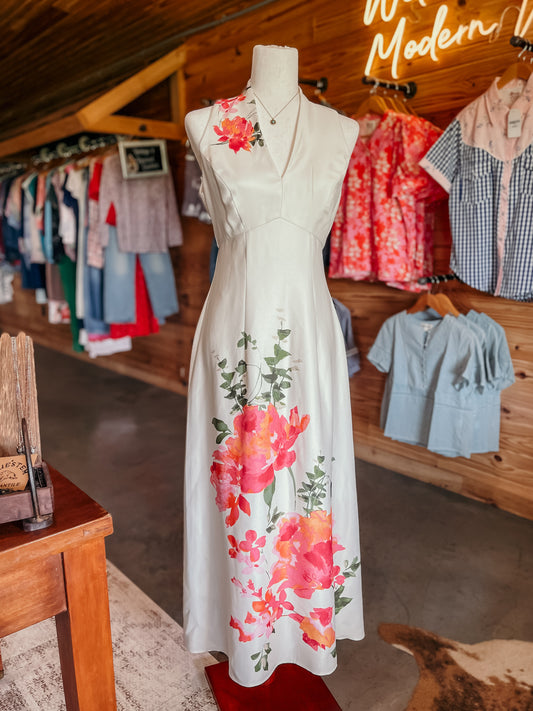 Floor Length Floral Dress HP