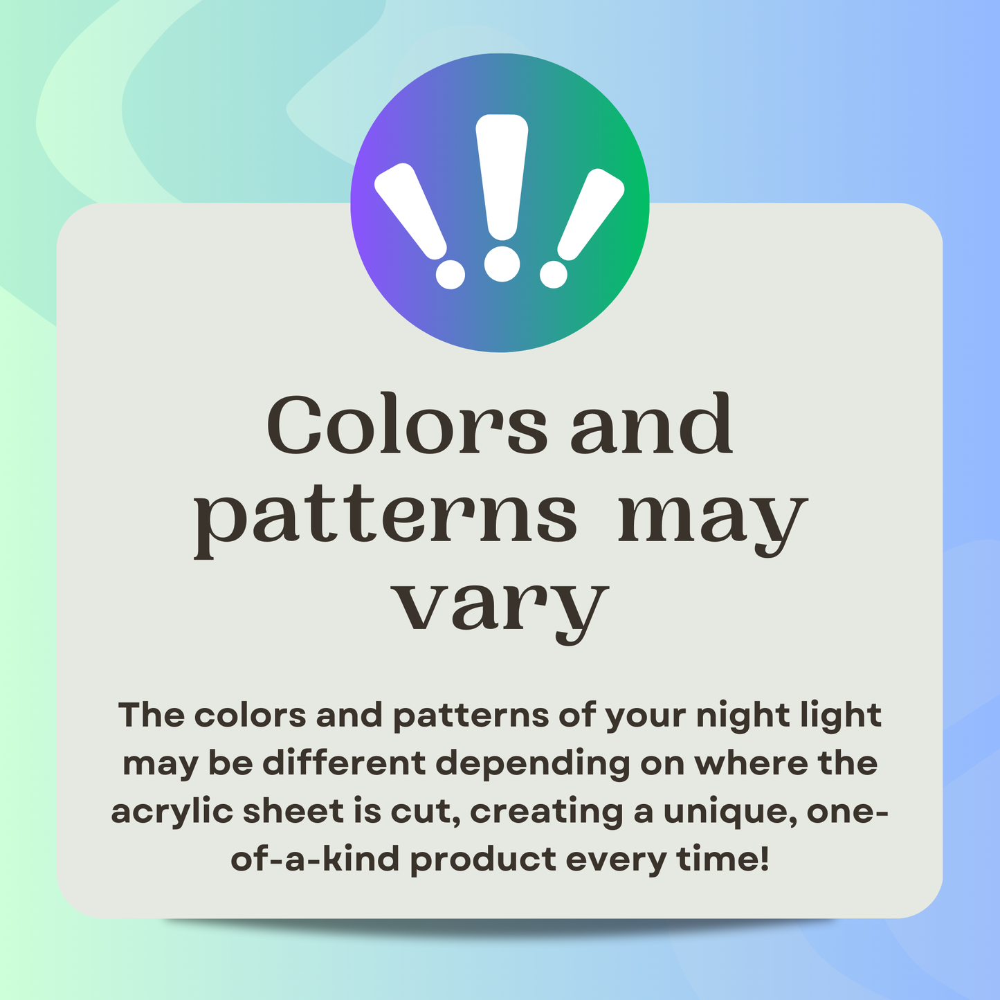 Cactus and Desert Landscape Night Light