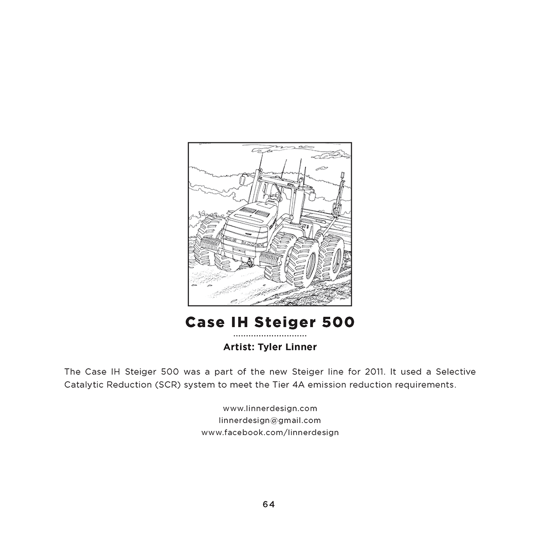 Art of the Tractor Coloring Book