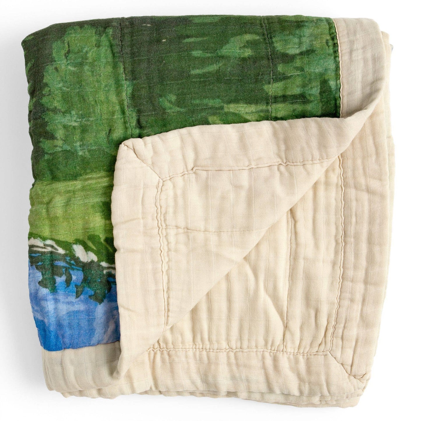 Grand Teton National Park Reversible Landscape Baby Quilt