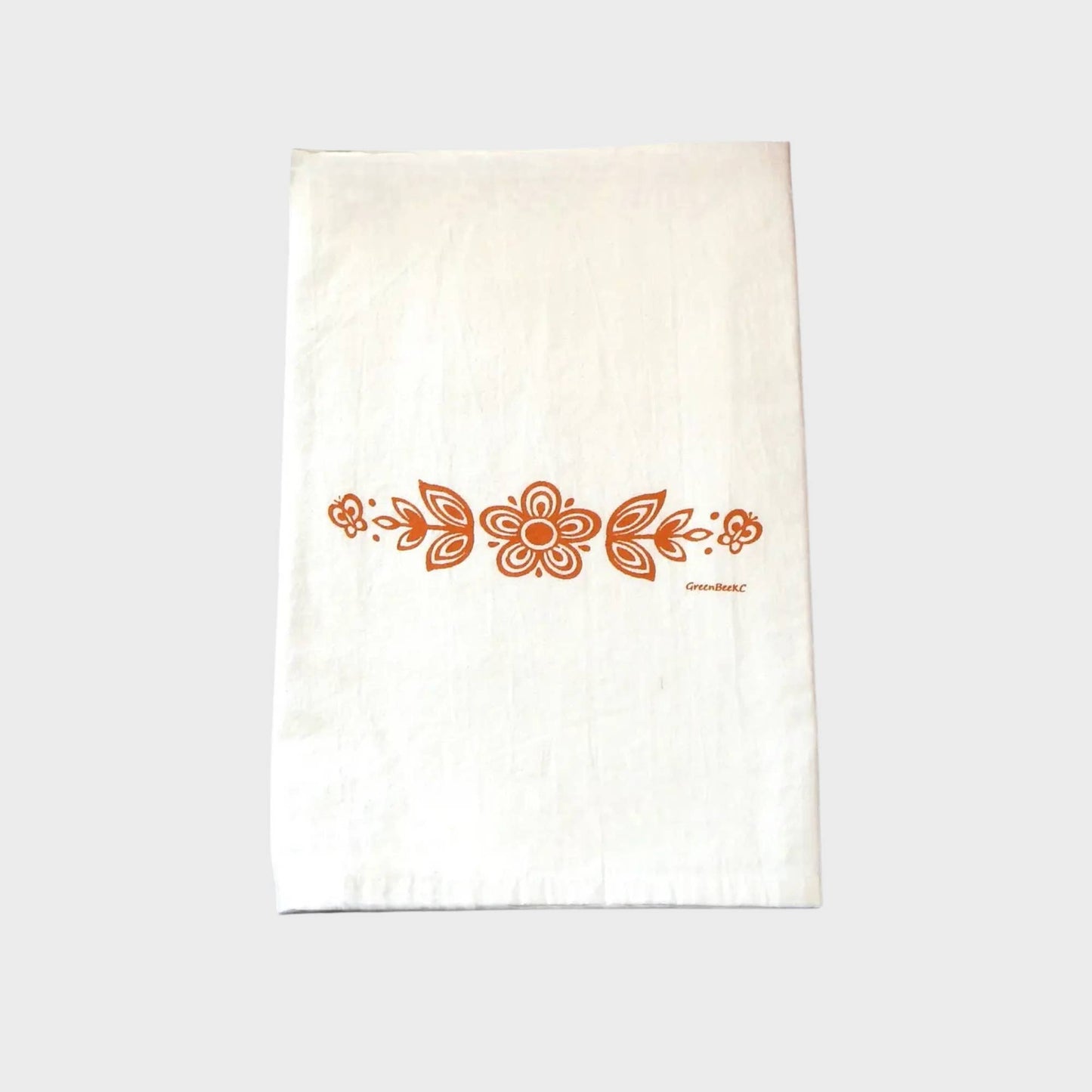 Butterfly Gold Towel | Tea Towel | Flour Sack Dish Towels LU