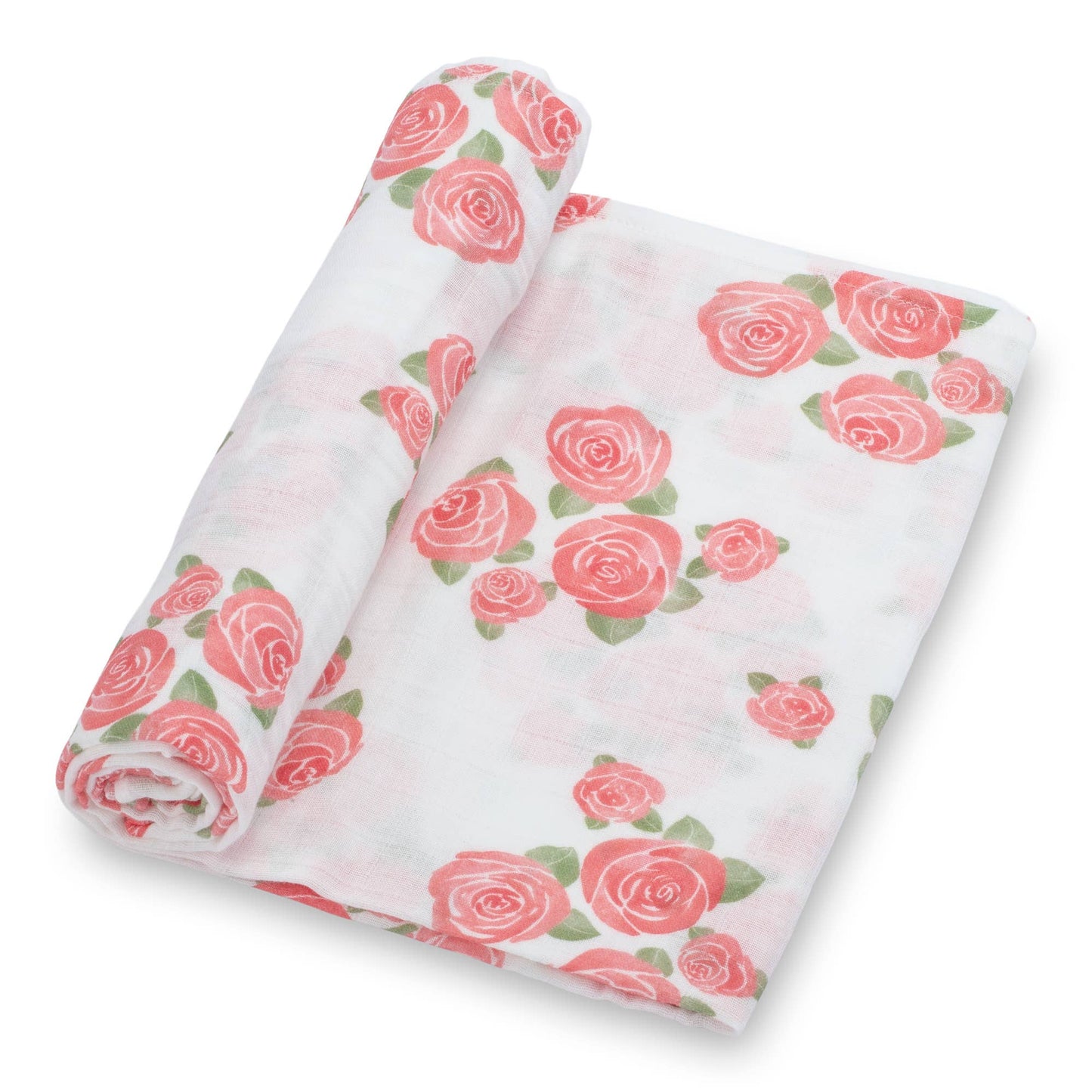 Blooming Elegance Baby Swaddle Blanket LU