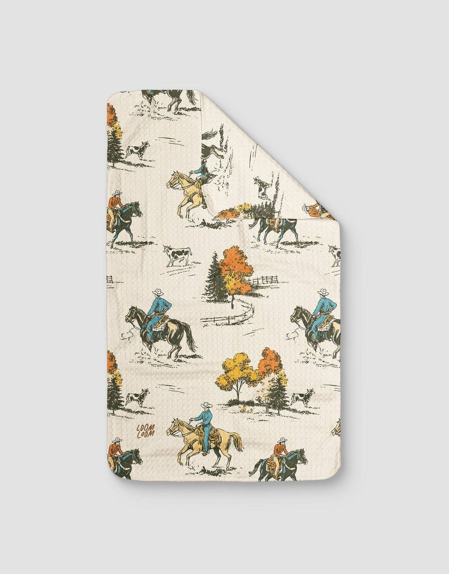 Fall Riders Kitchen Towel