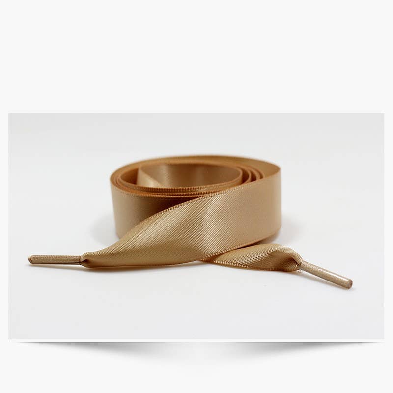 SILK SATIN RIBBON BOW PAIR SHOE LACES Green LU