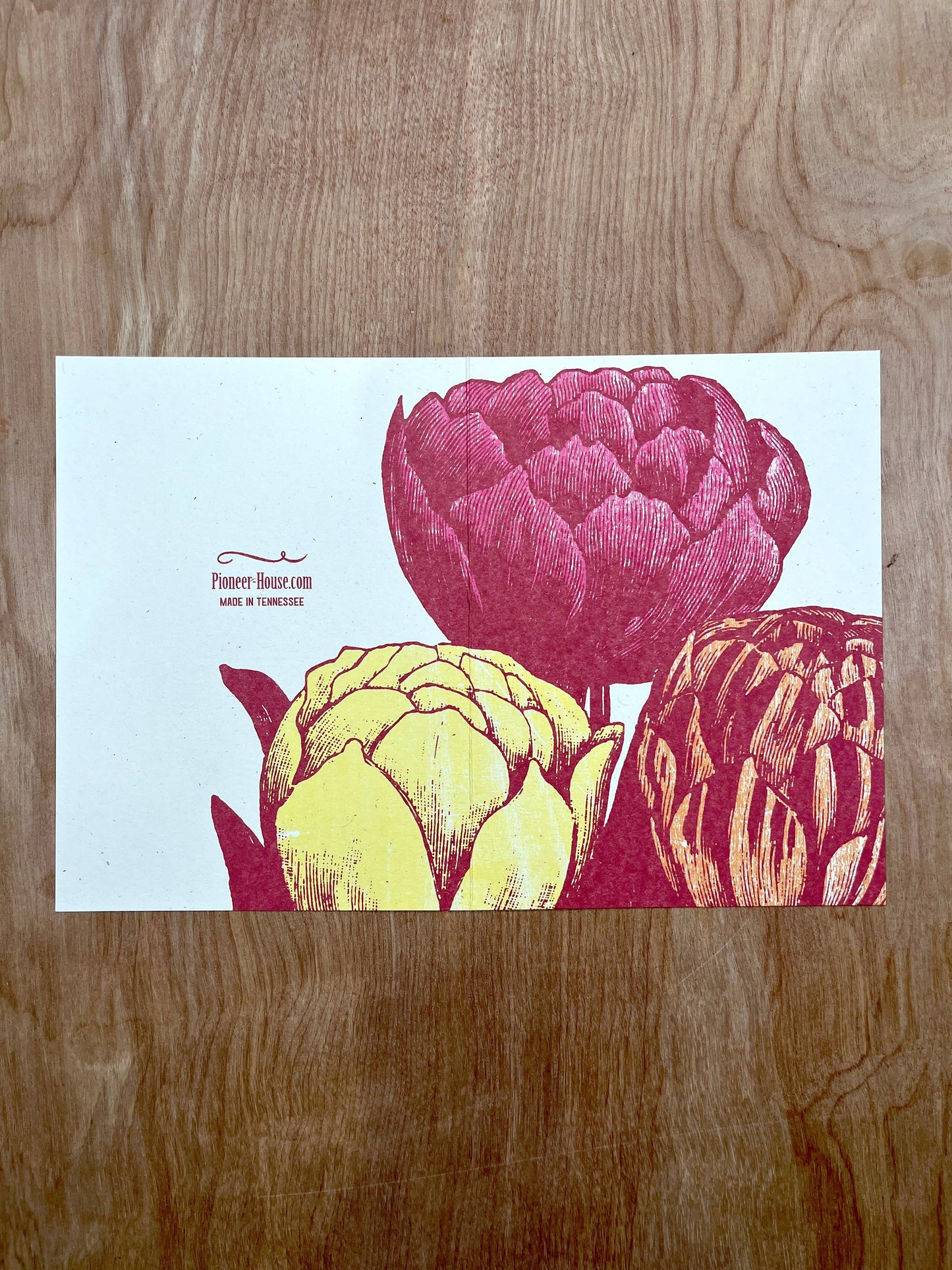Triple Tulips Greeting Cards