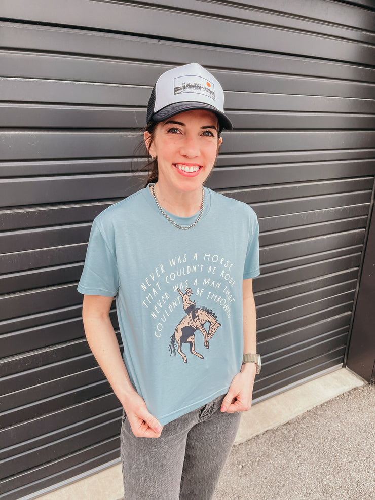Never Was a Horse Women’s Crop T-shirt