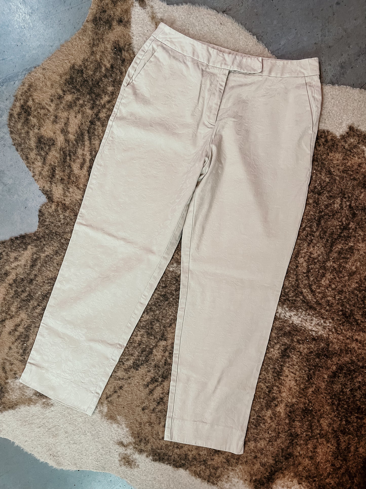 Vintage White Cropped Pants HP