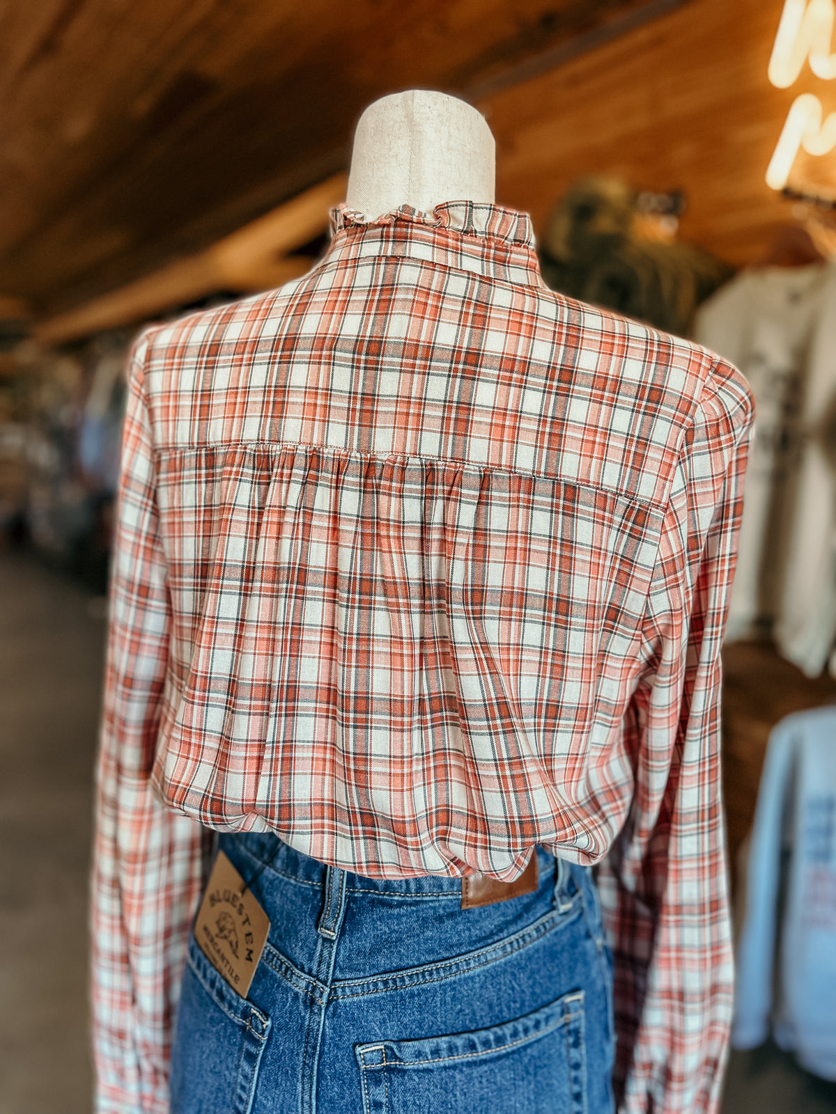 Loft Plaid Button Up HP