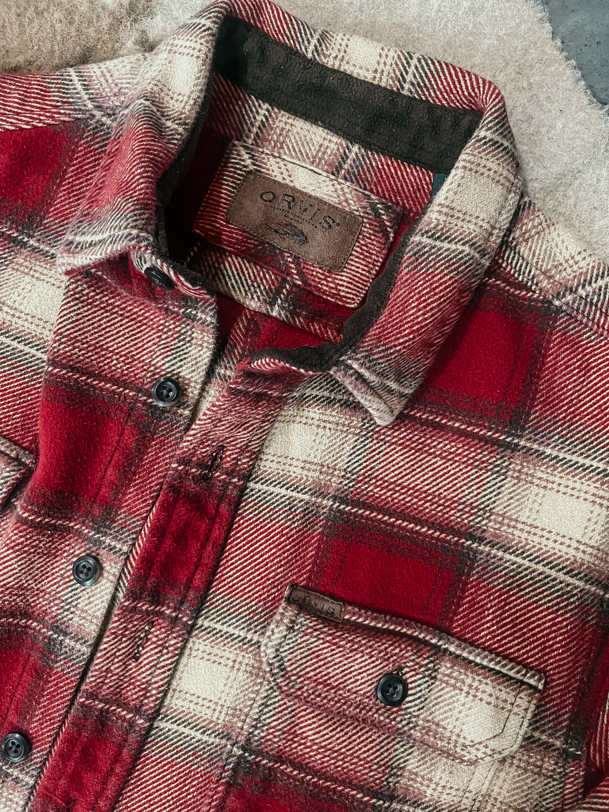 Heavy Orvis Flannel with Pockets HP