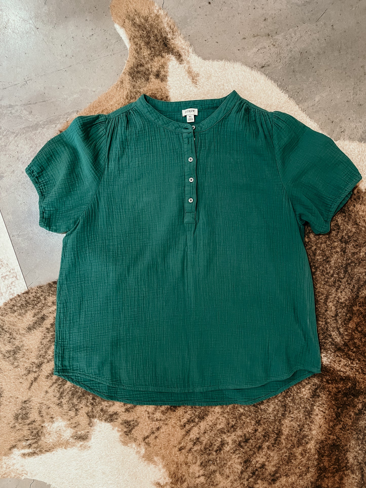 Green J Crew Top HP