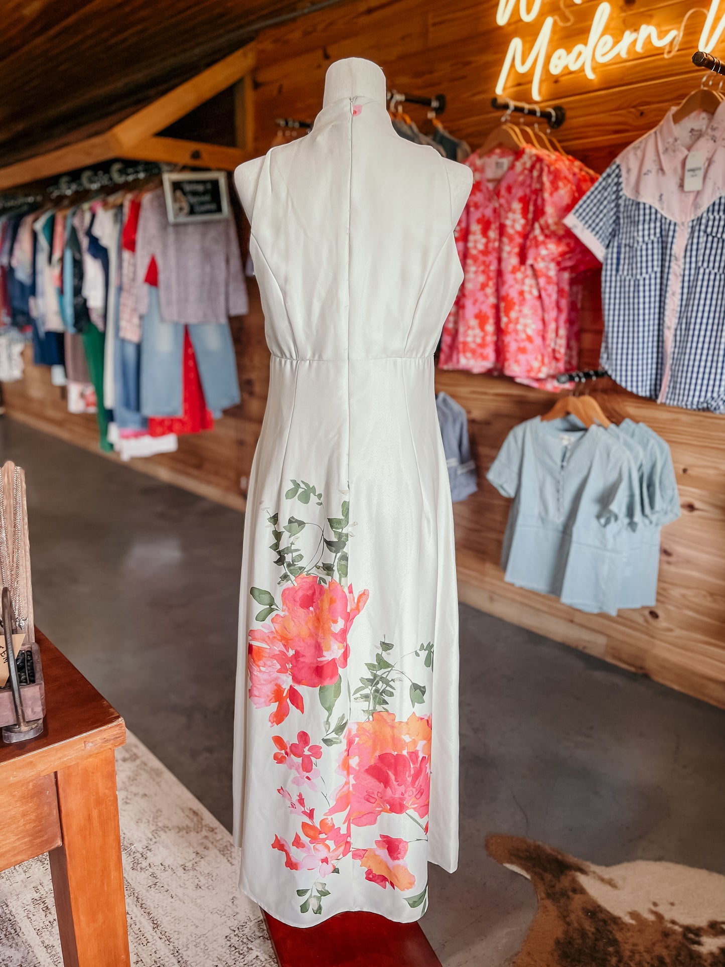 Floor Length Floral Dress HP