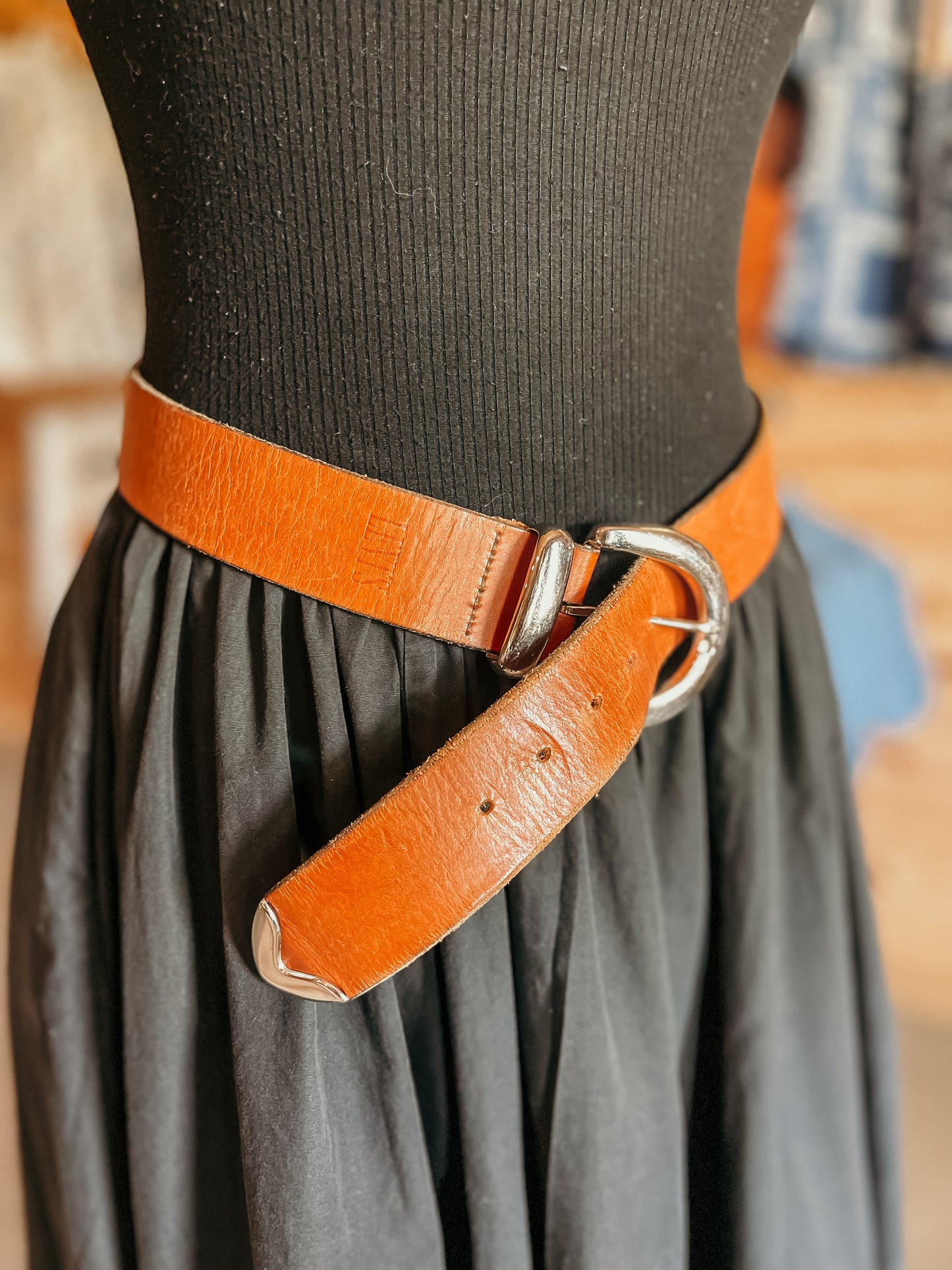 Vintage Leather Levi Belt