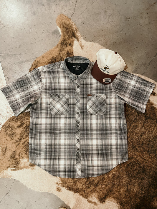 Grey Plaid Orvis Short Sleeve HP