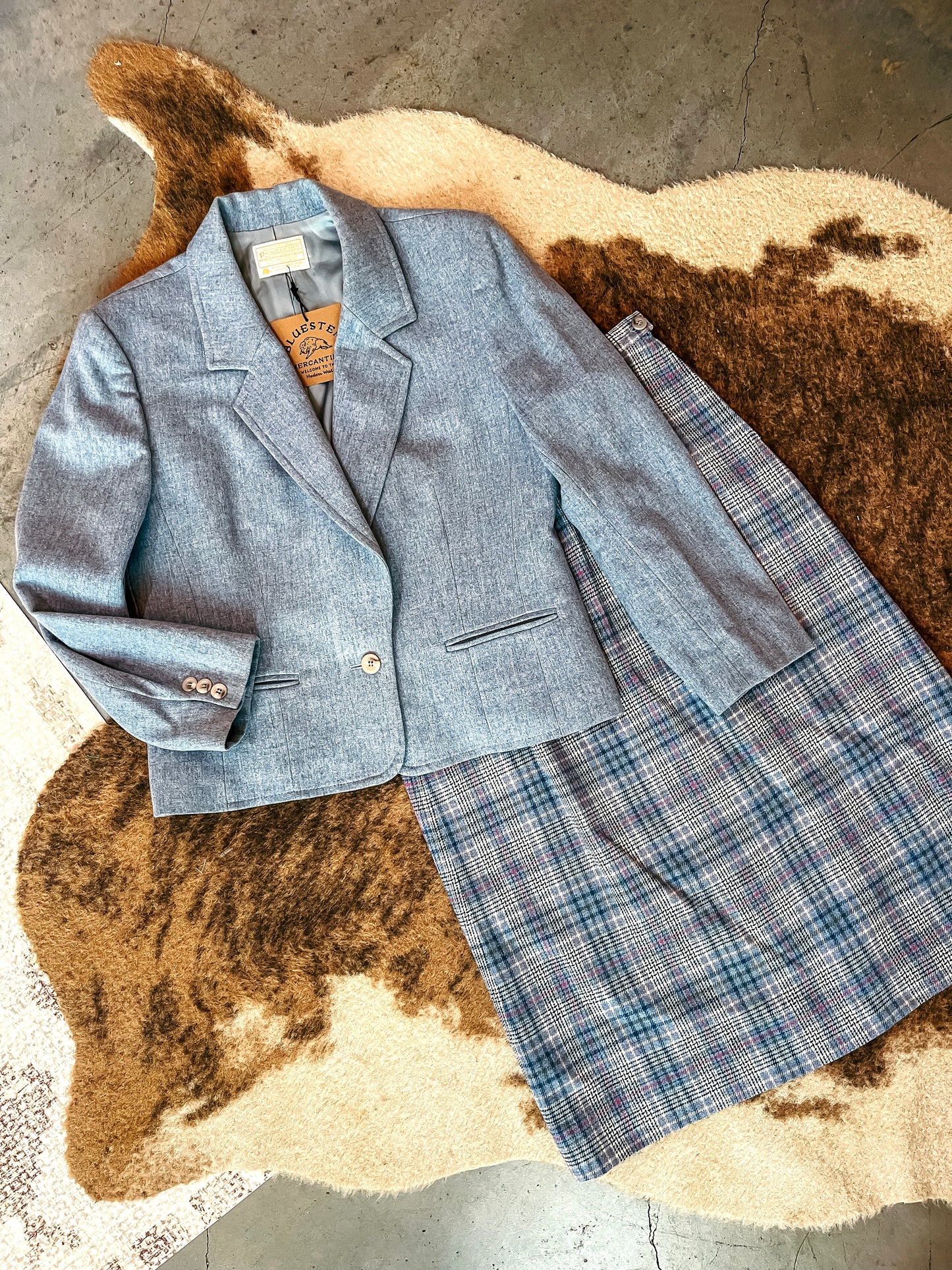 Vintage Plaid Pendleton Skirt HP