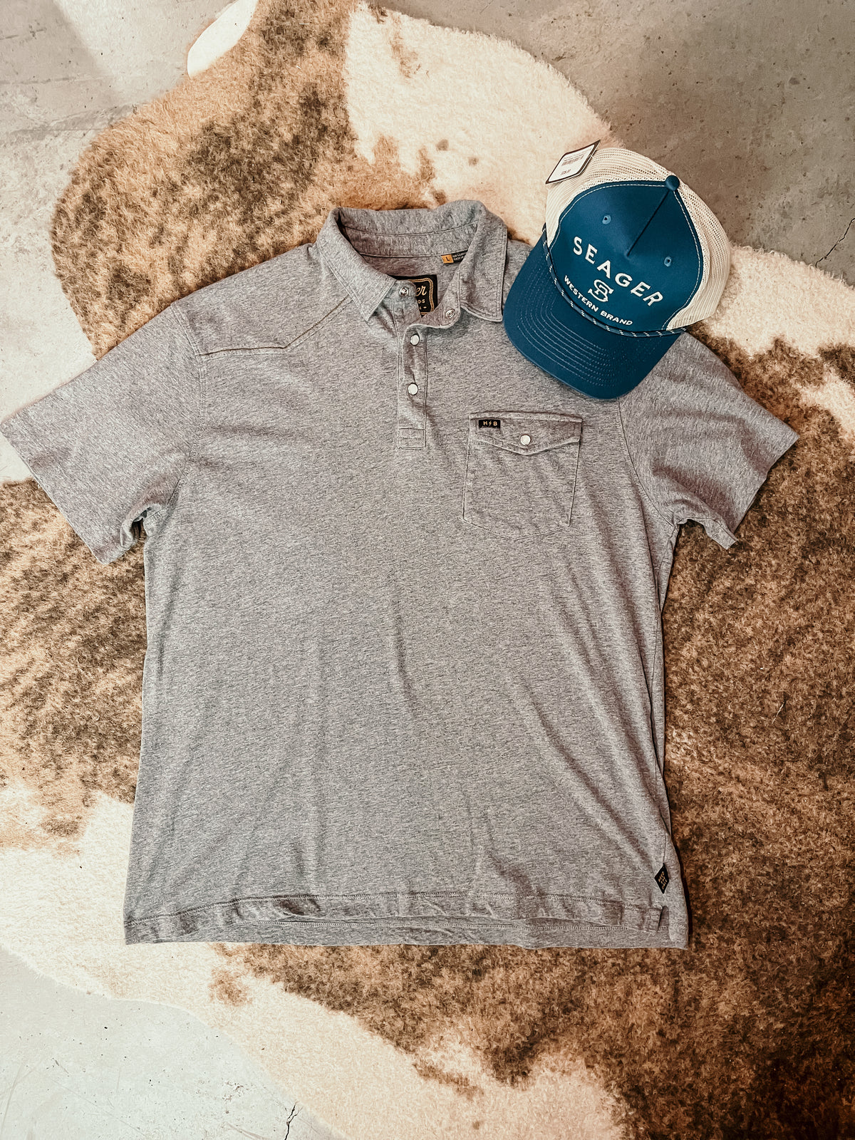 Howler Bros Pearl Snap Polo HP
