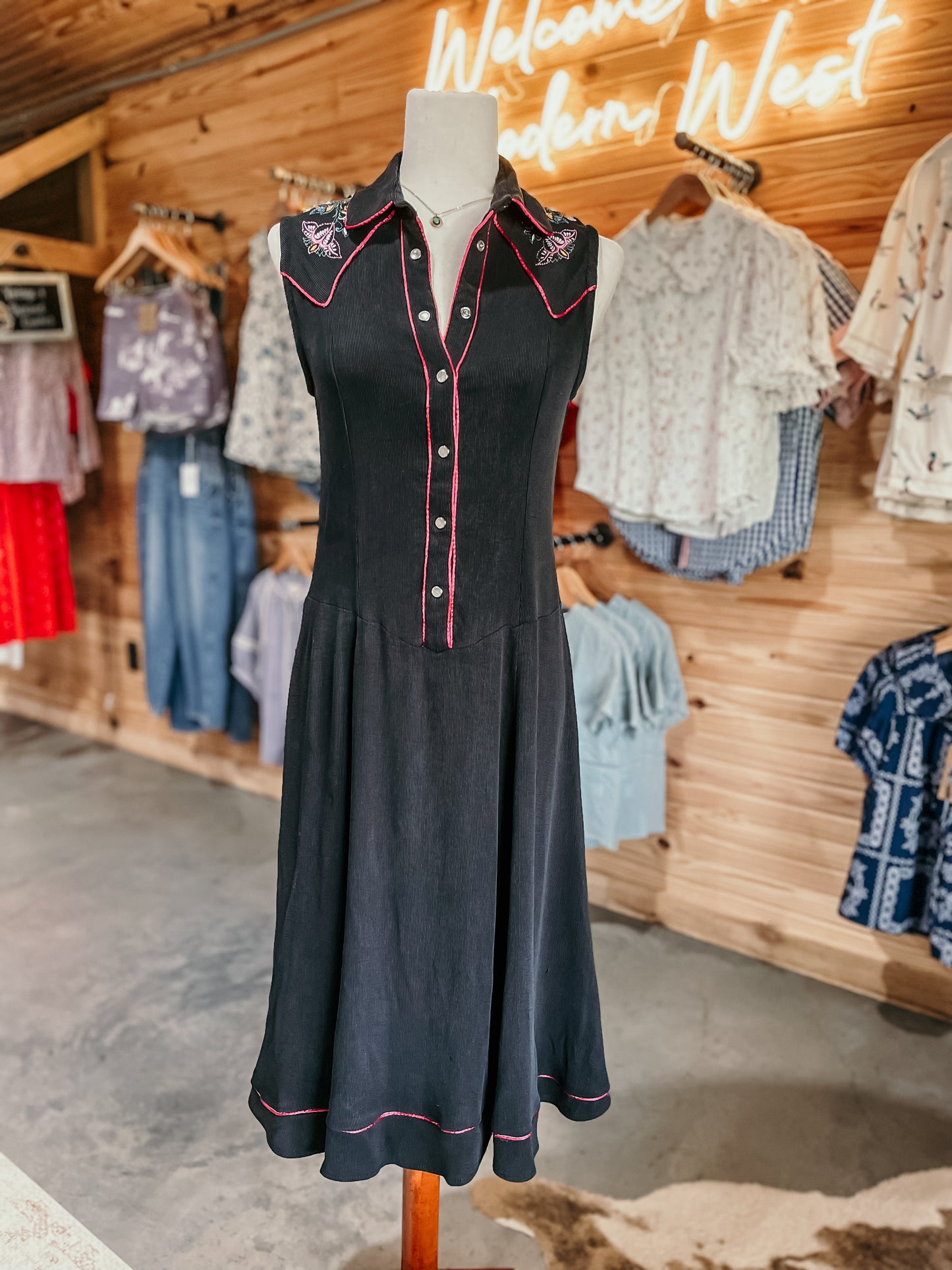 Vintage LD Burke Western Dress HP