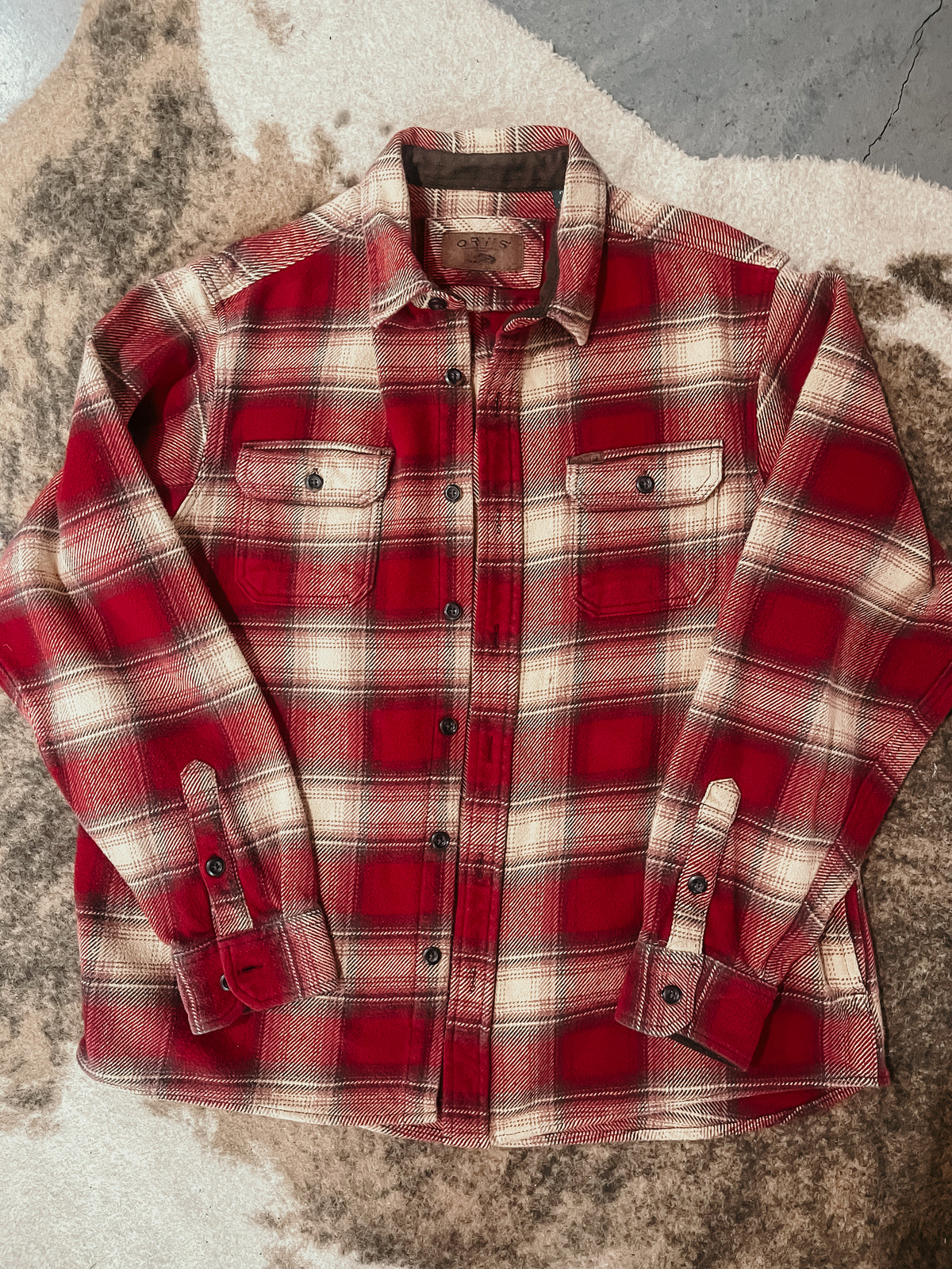 Heavy Orvis Flannel with Pockets HP