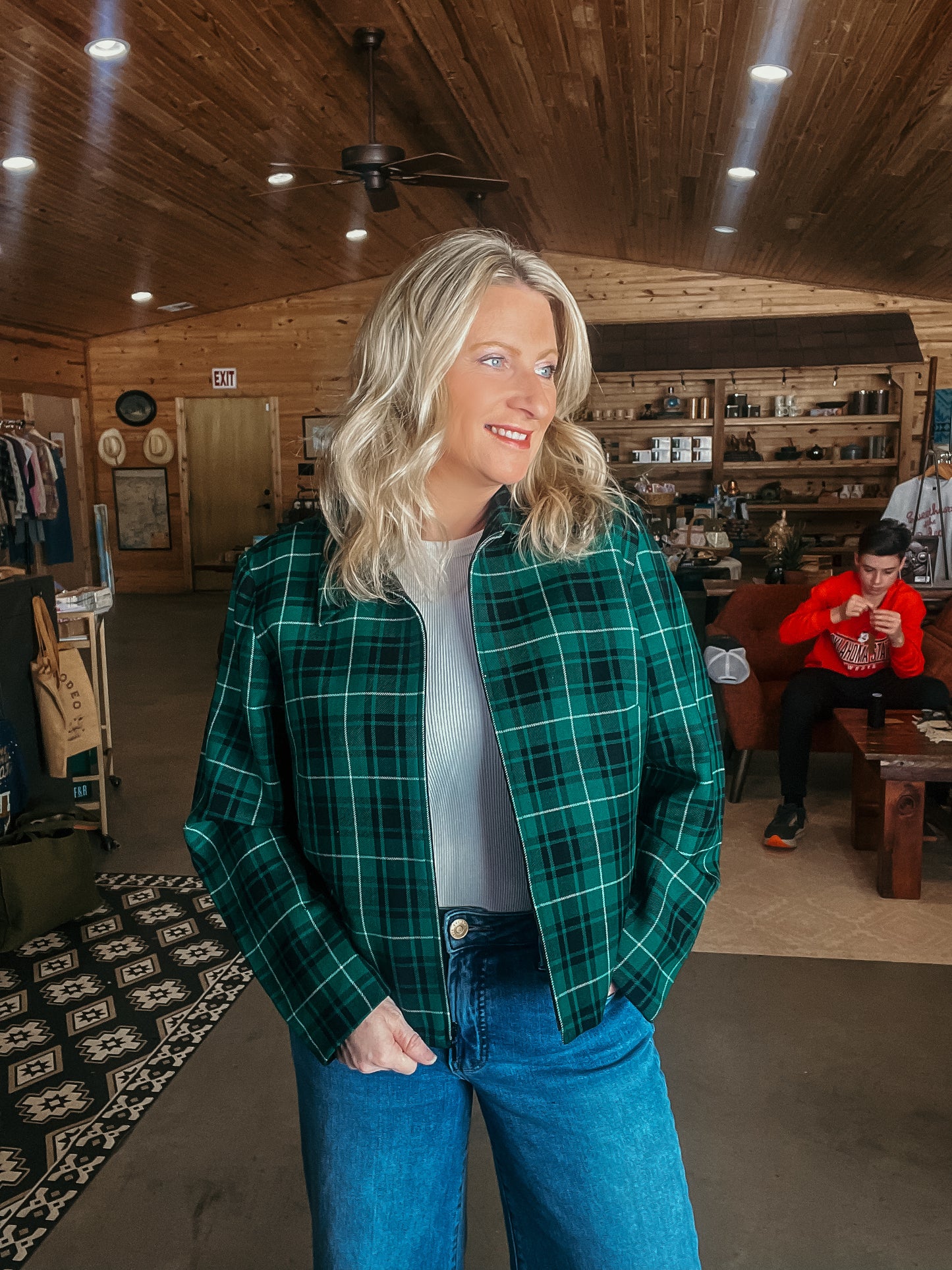 Vintage Green Pendleton Jacket HP