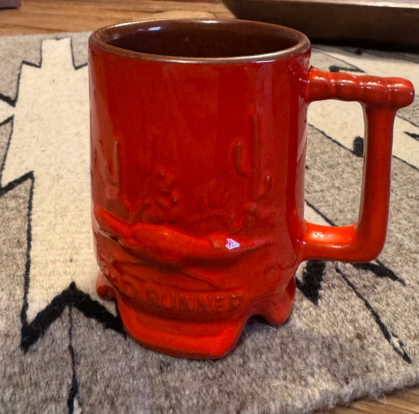 Vintage Frankoma Roadrunner Mug LU