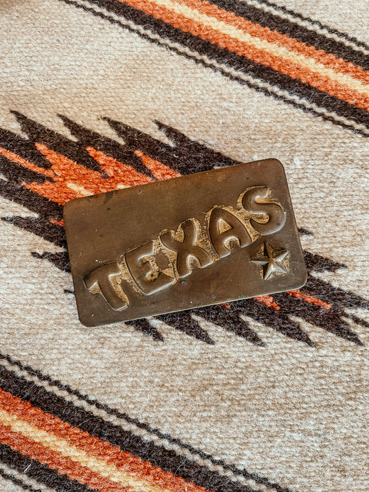 Brass Texas Buckle HP