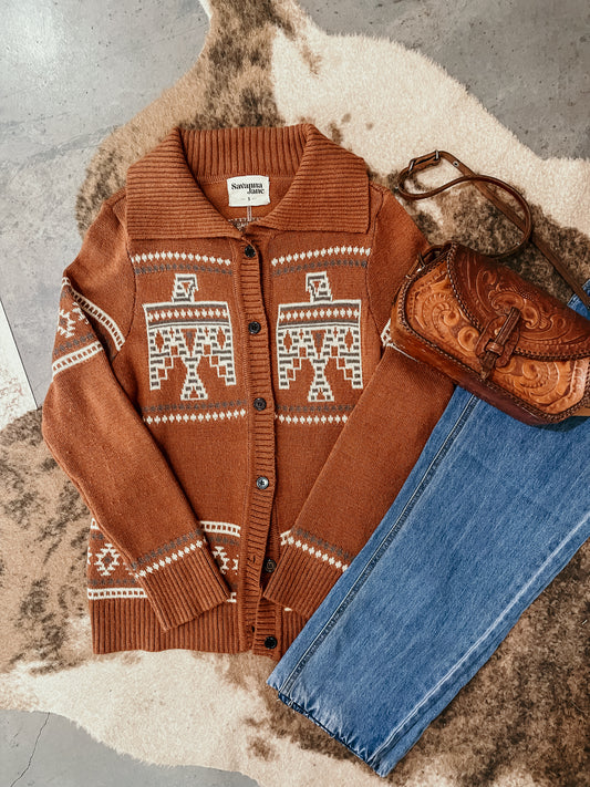 Thunderbird Cardigan Sweater HP