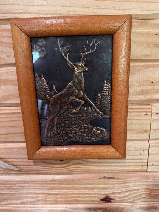 1958 Vintage Tin Deer Picture