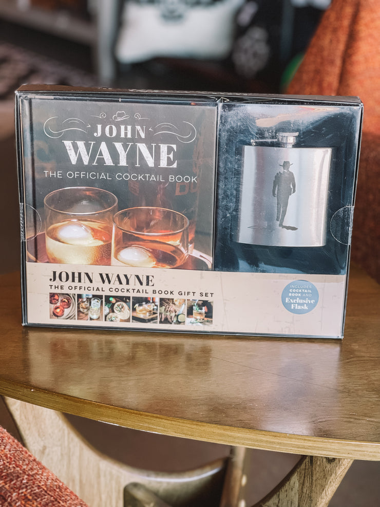 John Wayne Cocktail Book Gift Set
