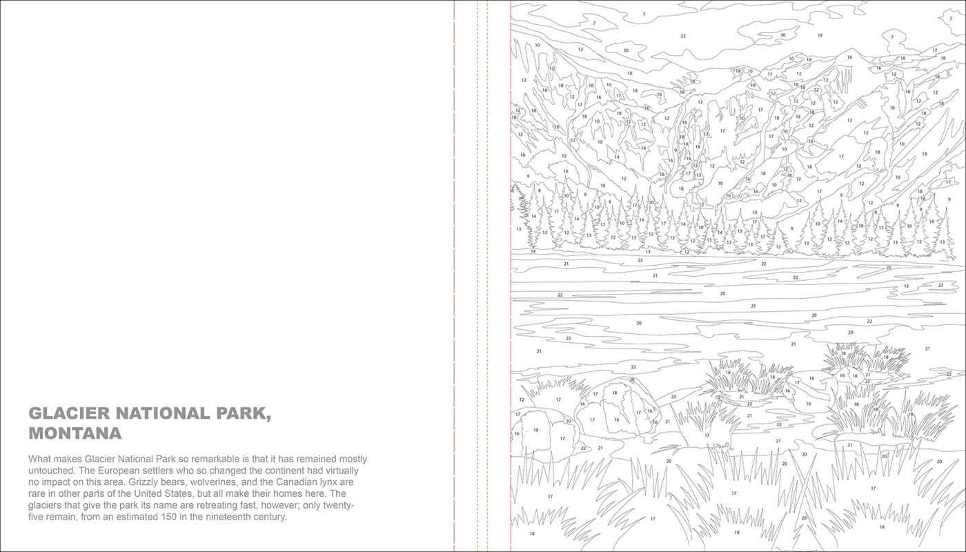 National Parks Color-by-Number