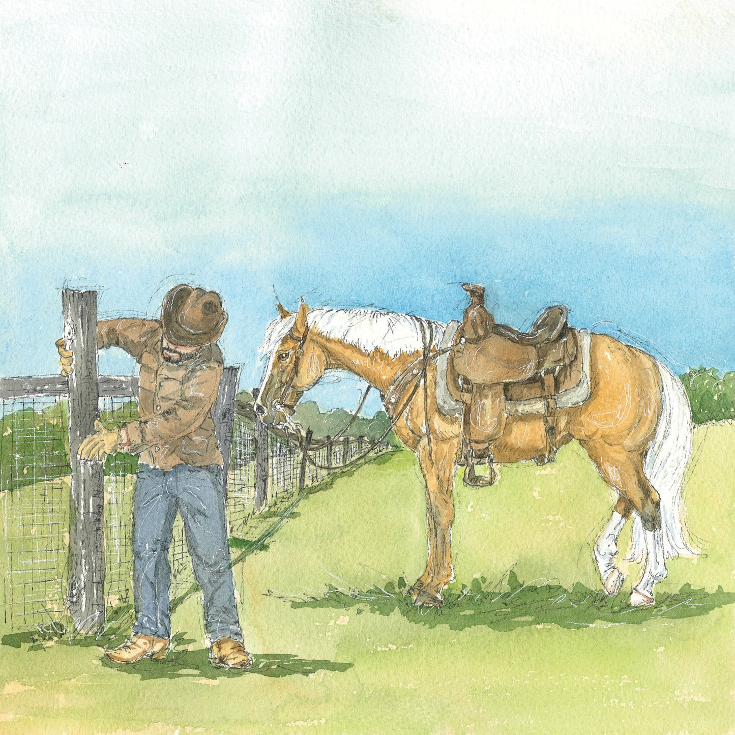 Hardcover: Charlie Learns to Be a Cowboy 