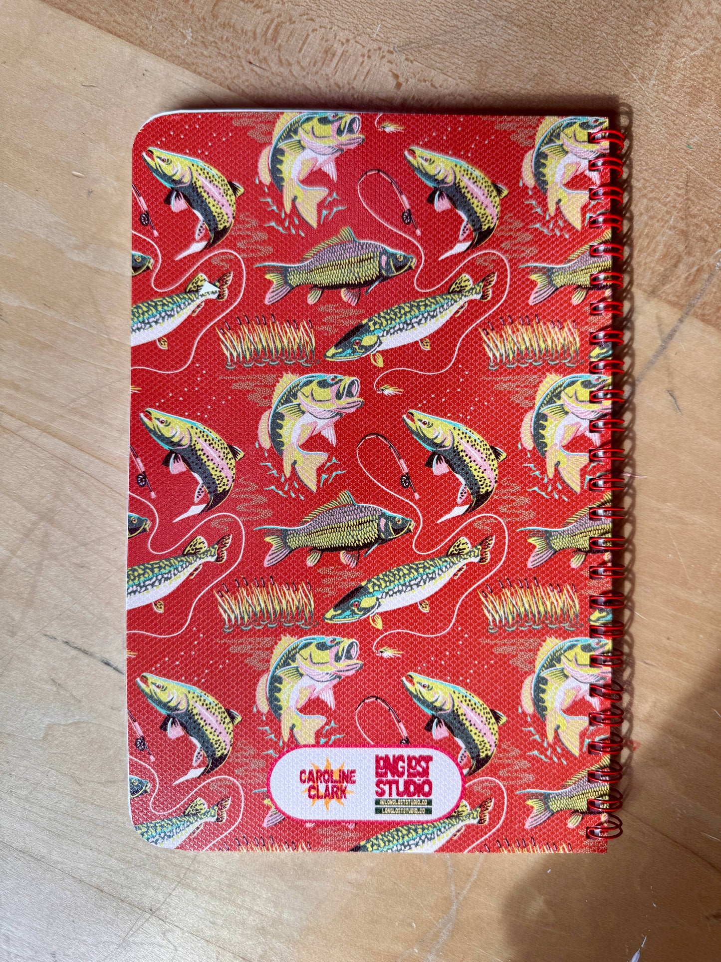Fish Pattern Notebook