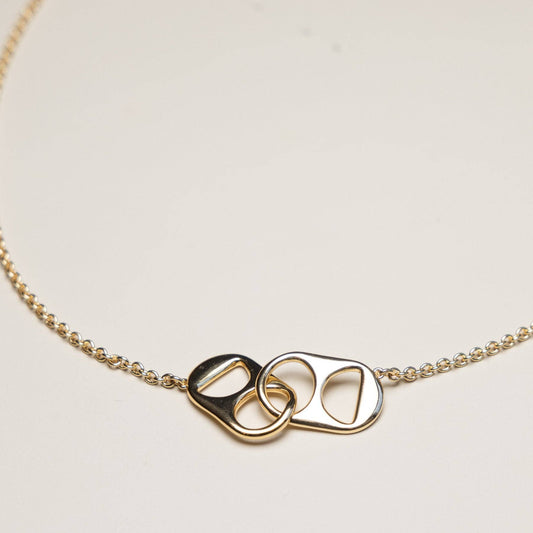 Soda Tab Necklace: Silver HP