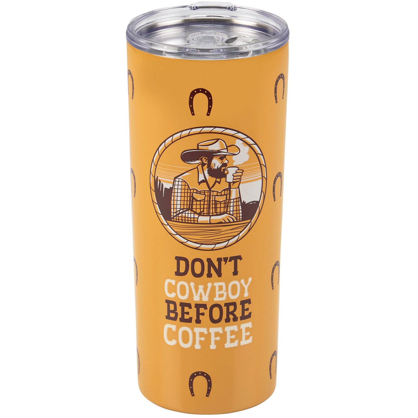 Cowboy Before Coffee Tumbler LU